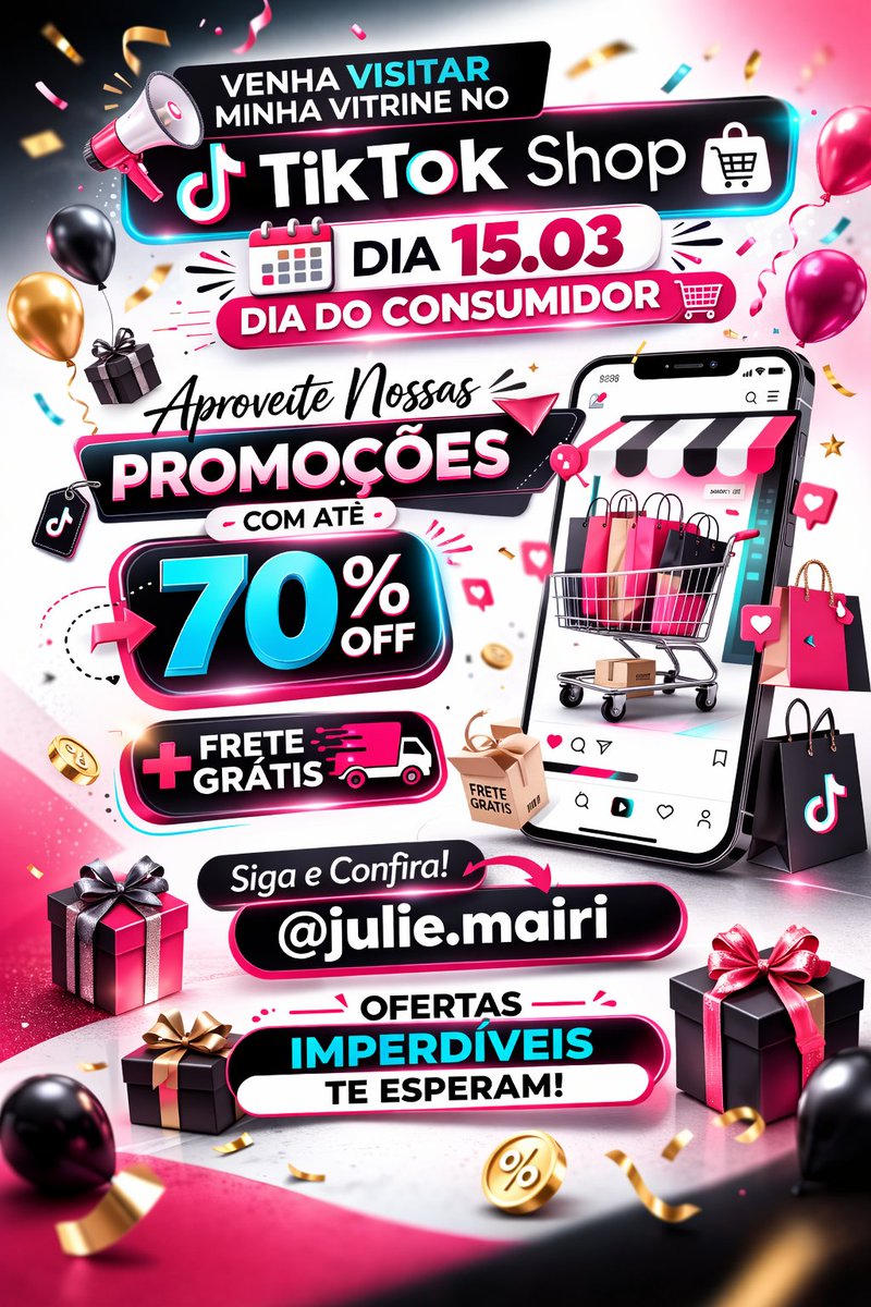 mairiju's tweet photo. #bomdia #diadoconsumidor #bbb26 
#tiktok #tiktokshop

Confira a vitrine de Julie no TikTok! https://t.co/cgKSt7VS7j https://t.co/0DjgaeZIfI