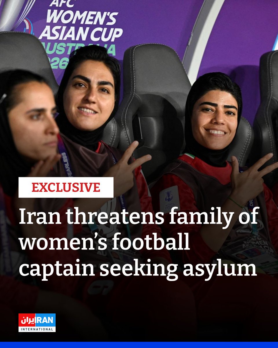 The mother of Iran women’s national football captain Zahra Ghanbari has been threatened by Iranian security bodies, including the Revolutionary Guards intelligence unit, according to information received by Iran International.

Sources said members of the women’s national team