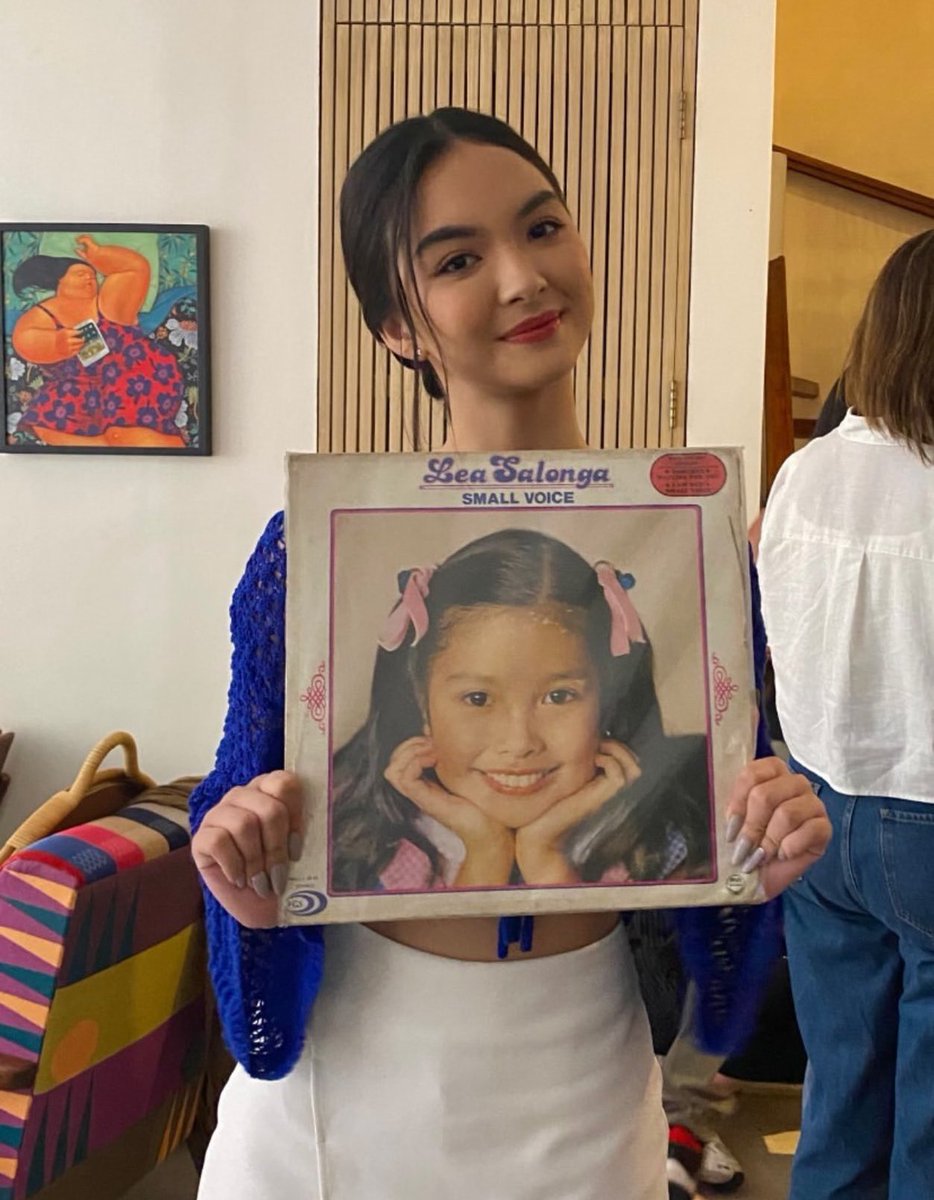 kaisha montinola with a lea salonga vinyl

KAI AS LEA SALONGA 
#KaiMontinola