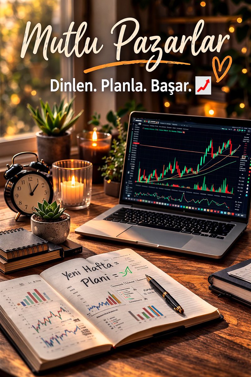 borsadabircift's tweet image. Pazar günü = sakin zihin, net planlar.
Yeni haftaya güçlü başlamak için en iyi gün.

Herkese mutlu pazarlar. 📊✨ @AeroRsi #pazar #tatil #plan #borsa #hisse