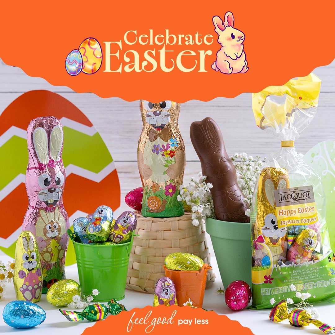 Clicks_SA's tweet photo. Bunny meets eggβ¦ and JacQuot brings the magic! π°π₯π«
These JacQuot packs are bursting with adorable chocolate bunnies and egg-citing little treats. Perfect for gifting, sharing, or sneaky-snacking (we wonβt tell)! π π³β¨
#ClicksEaster #EasterTreats #ClubCardRewards https://t.co/CoBrOZExmi