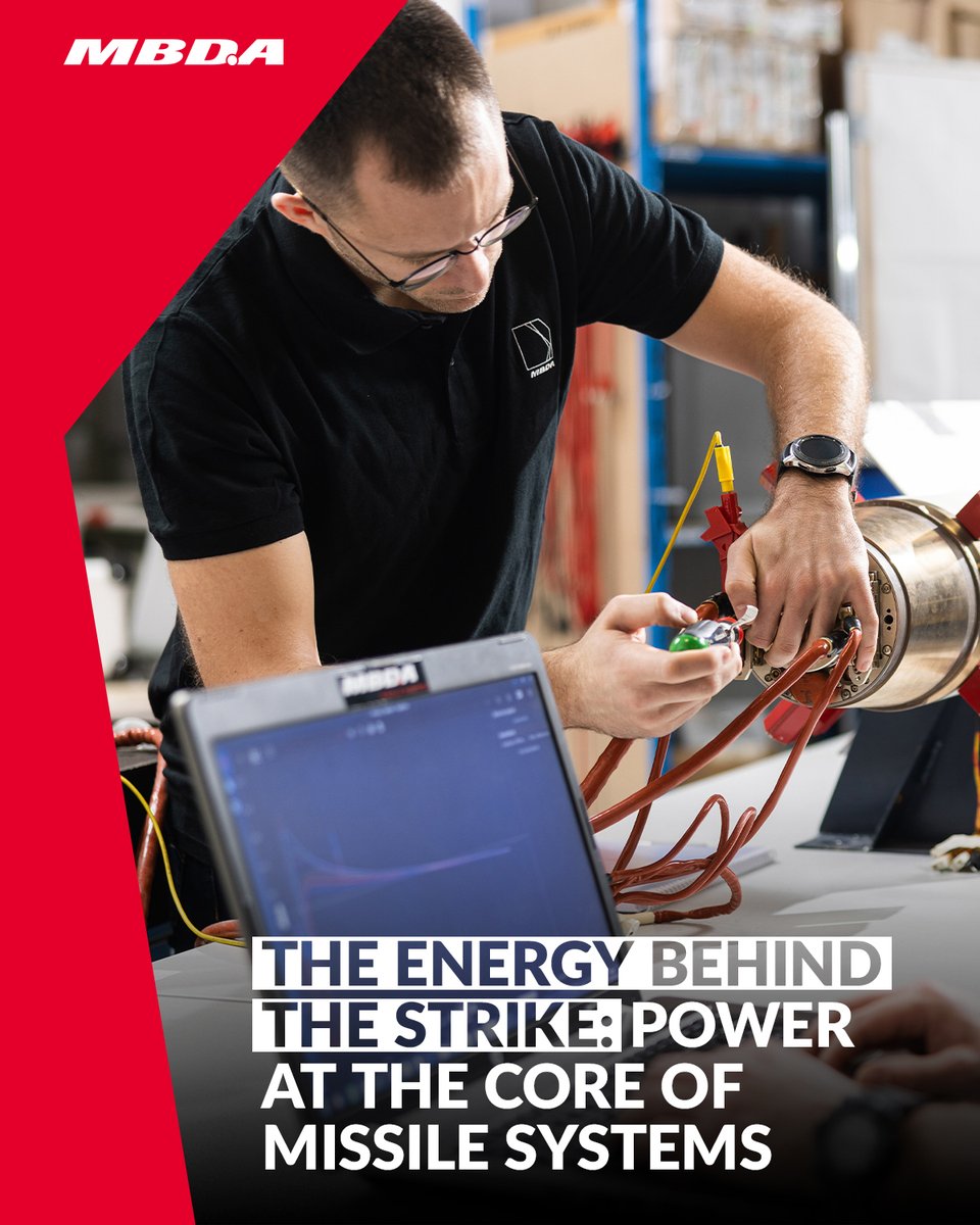 MBDAGroup's tweet image. ⚡ #Energy is a key challenge at the heart of our systems
Extreme environments, power duration, system architecture…
Dive into MBDA’s #innovations and insights around energy.
🔗 mbda-systems.com/energy-behind-…
