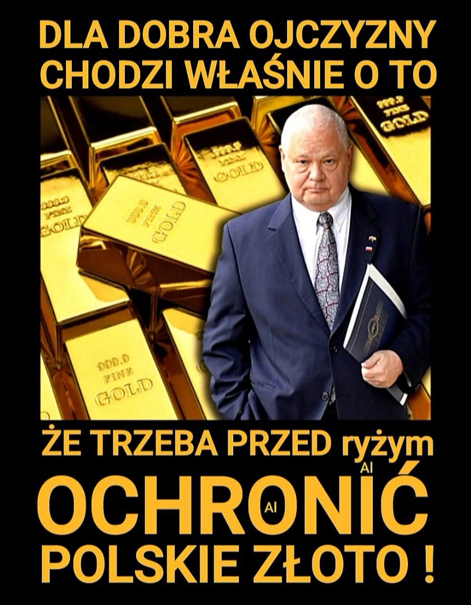 Temu gosciowi zawdzięczamy niską inflację i silną złotówkę,a nie ryżemu Tuskowi z bandą nieudacznimów ministrów.