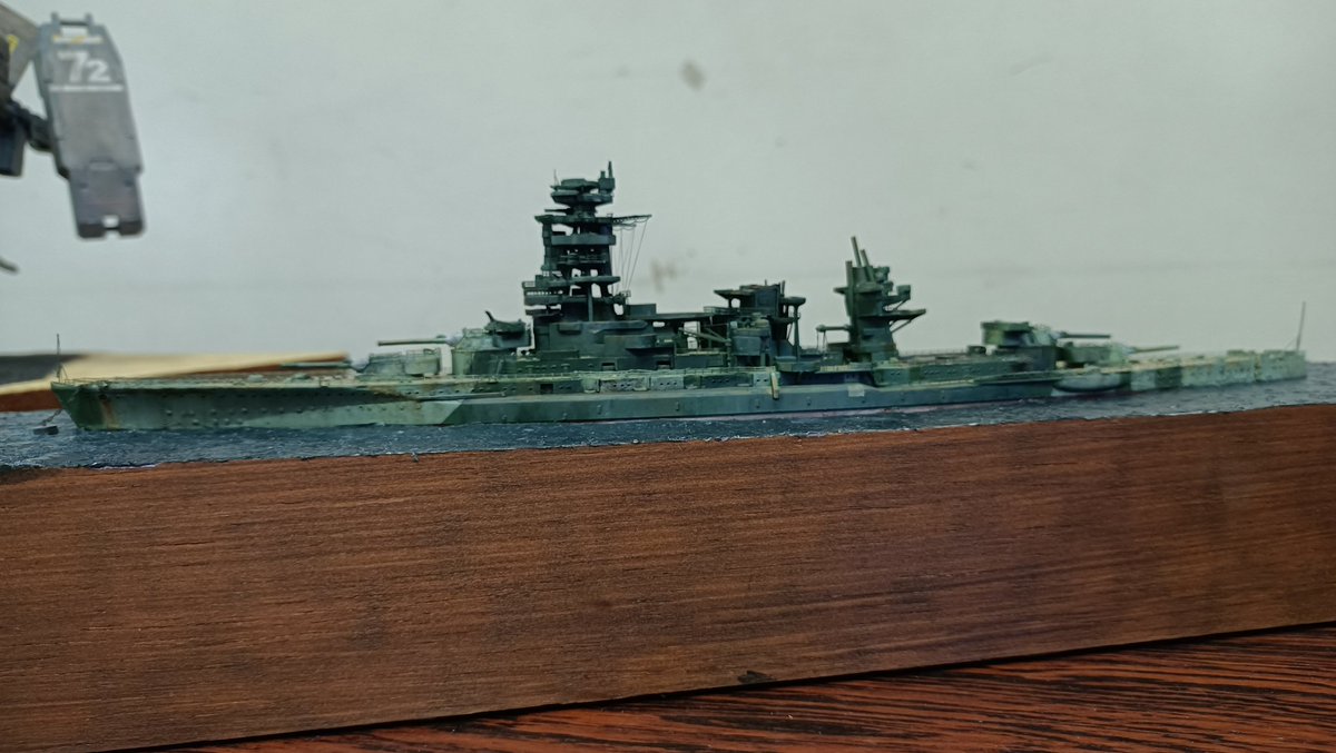 arsenic_arsenal's tweet photo. 模型発表会を見学してきました。艦船系は終戦時長門、艦これ大和、マイゴジ高雄と、どれもオリジナリティ溢れていて楽しかったです！ https://t.co/7twXjZtHDQ