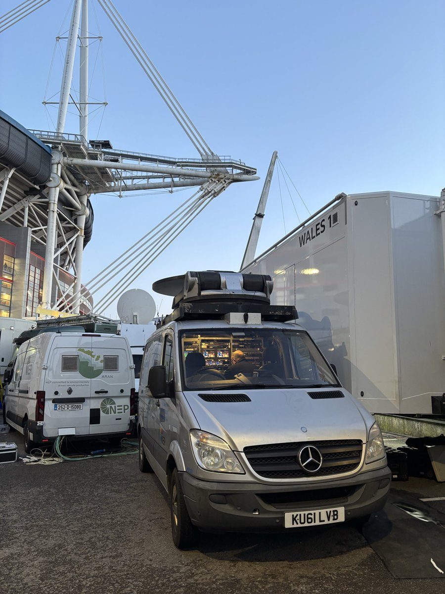 ianmtv's tweet image. Last match in this years 6N campaign…. Wales v Italy…. From around Europe, the rain in Italy and the sun in Scotland… thanks all #greatcrew #wales1 #wales2      @JPFTVS @WeAreFrameWorks  #livewhire #terrytew and host @EmgukLive