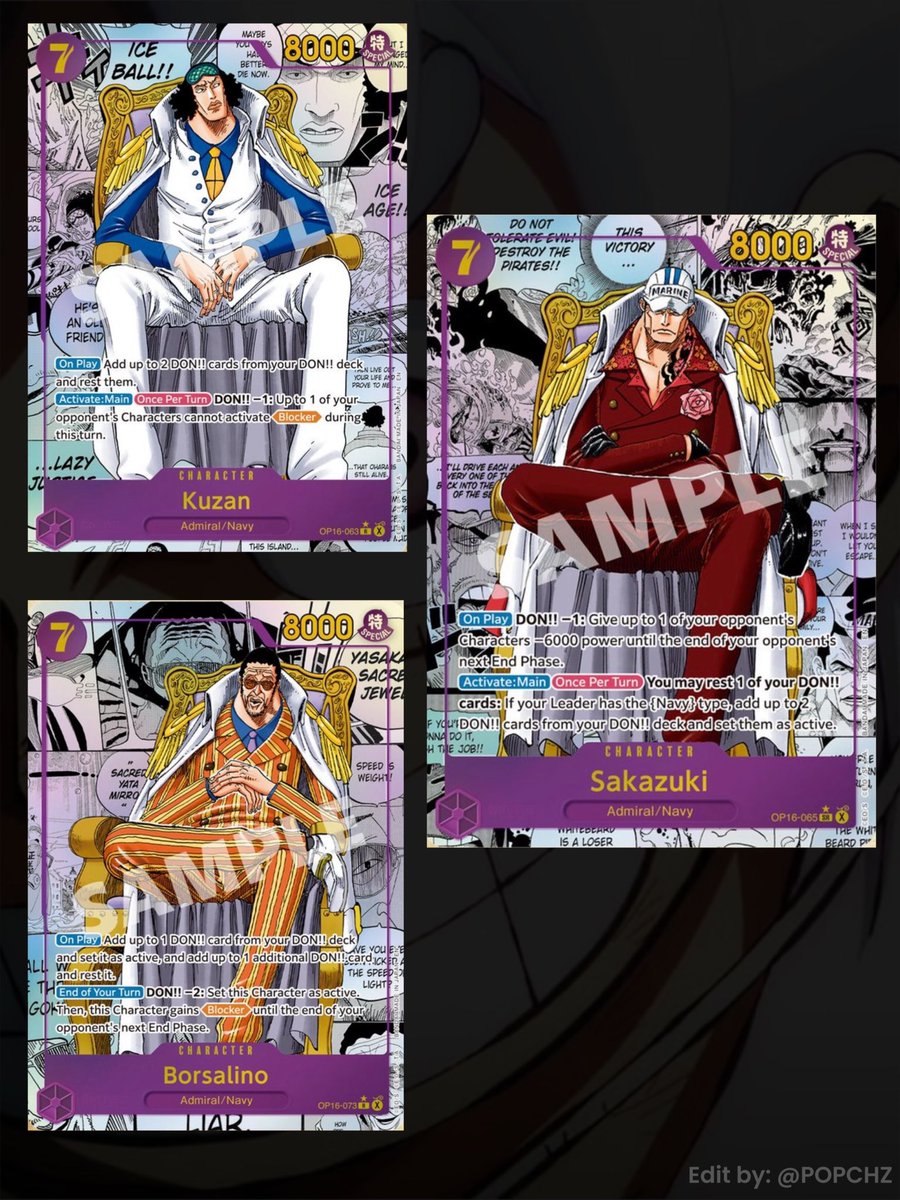 OFFICIAL FIRST LOOK AT ONE PIECE OP-16 MANGA ADMIRALS