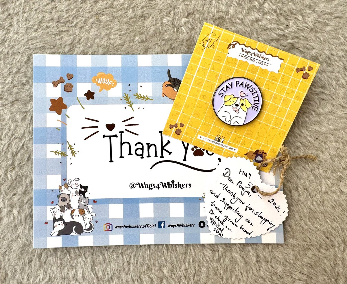 Wags4W's tweet image. Wear your paw love proudly with our paw enamel pins! 🐾✨❤️

Shop Now at our store @ wags4whiskers.com

#customerorder #expressshipping #order2026 #petenamelpins #doglapelpins #doglove #dogparents #giftingpetlovers #hoomanlove #wearwithpawlove #petbrandindia #wag4whiskers
