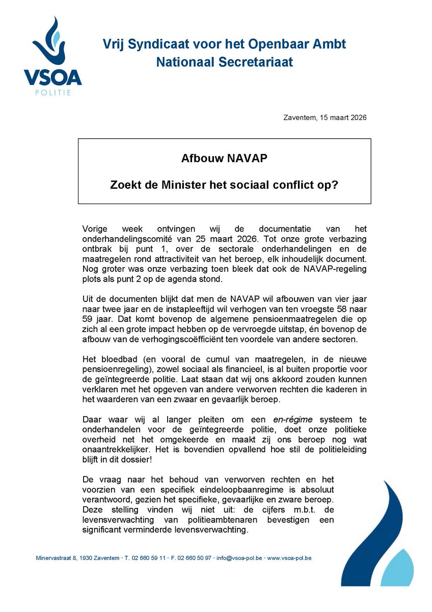 VSOA POLITIE tweet media