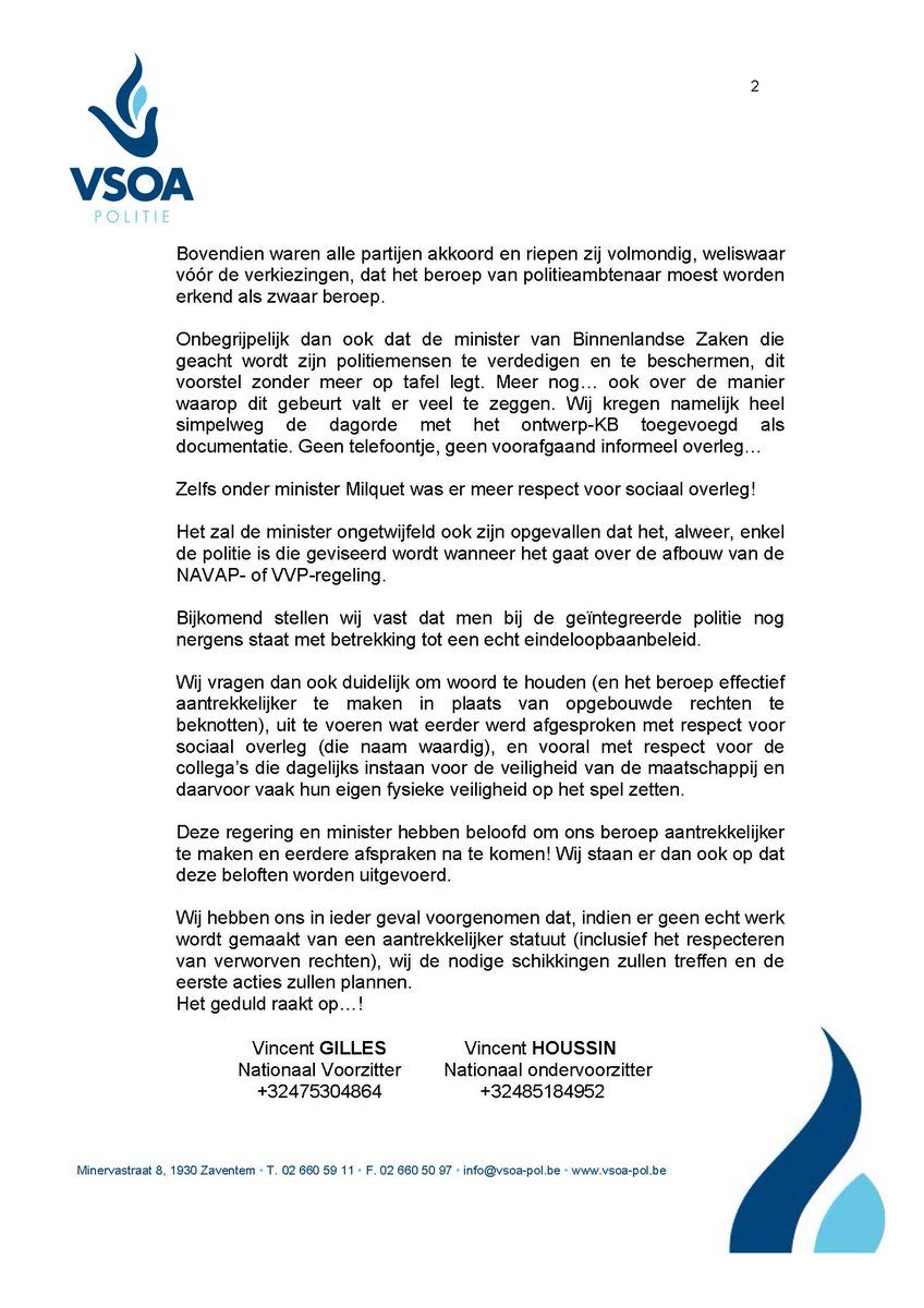 VSOA POLITIE tweet media