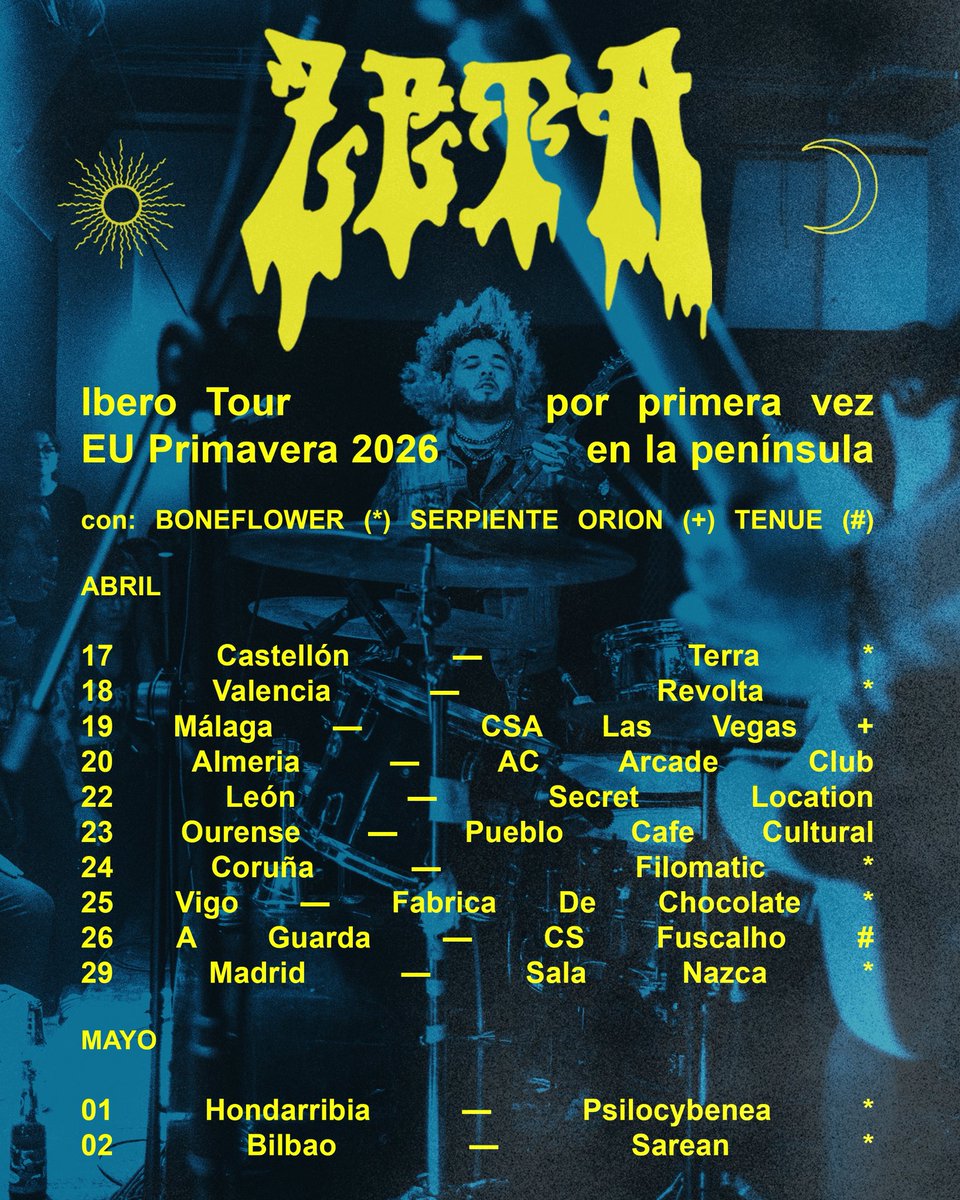 join_zeta's tweet photo. Nuevas fechas agregadas para el tour de EU primavera 2026

Ya estamos contando los días para verles 💛⚡️😍

info + tickets en https://t.co/25N1BXsb3F 🎟️ https://t.co/l97Jaw5Rne