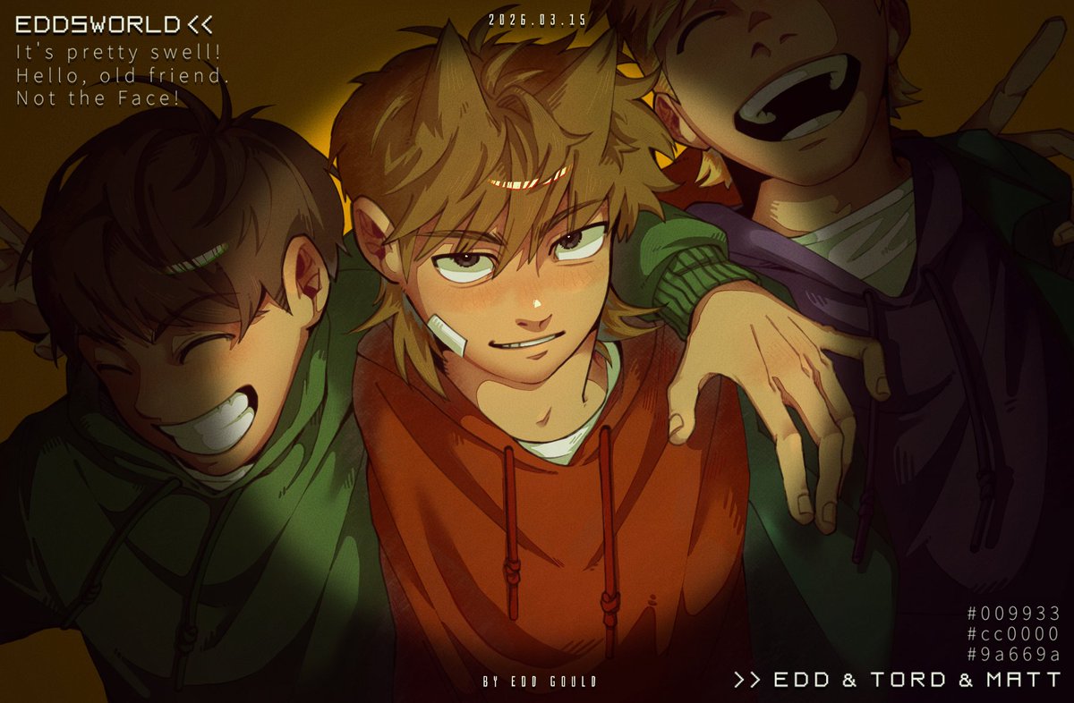 repappp's tweet image. 에드토드매트
#eddsworld #edd #tord #matt