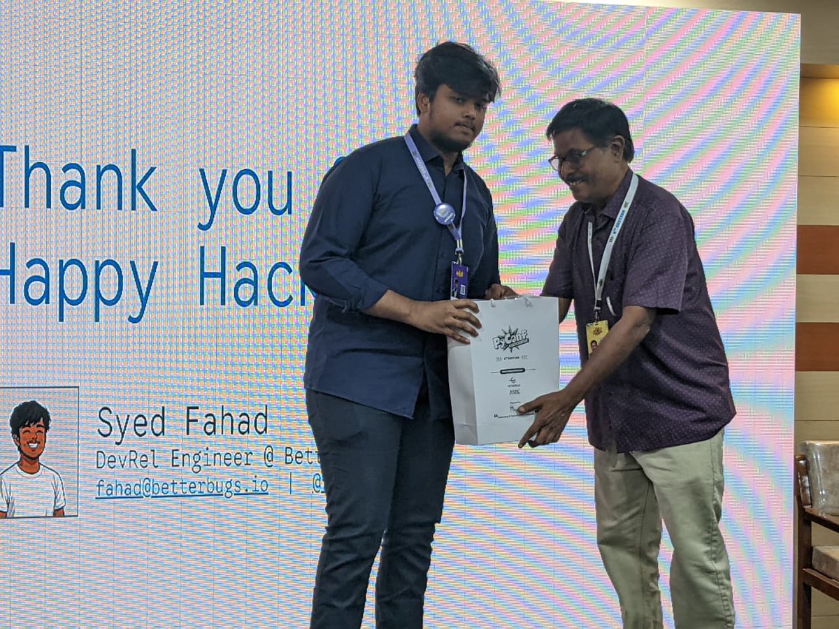 PyConf Hyderabad #PyConfHyd2026 tweet media