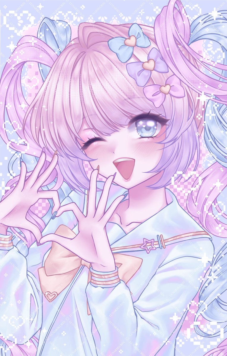 Lunarikurin's tweet photo. 🩵💜🩷 https://t.co/1ehdfhQY5v