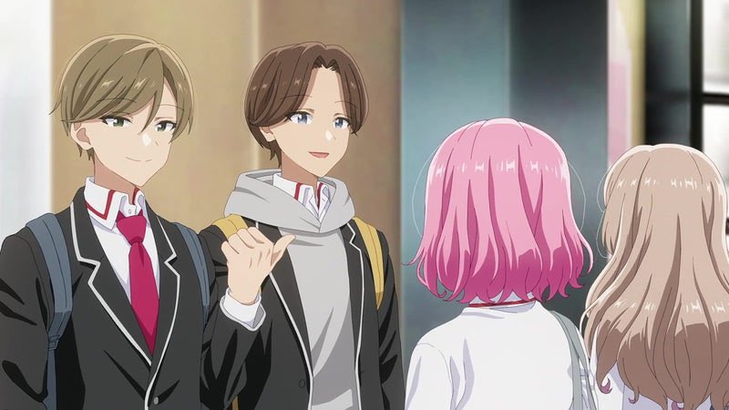 HELIX_62's tweet photo. 「わたなれ」もそうだけど女の子しか出てこないアニメで少しでもいいから男子と会話してるシーンを入れてくれるとそれだけでそのアニメの評価が上がる
自分は普通の世界での百合を見たいのであって、男の絶滅疑惑が出る謎の世界観での百合が見たいわけじゃないから https://t.co/XX2G7kio1D