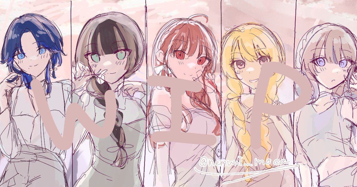 nemuui_moca's tweet photo. #WIP
去年のリメイクだけど力尽きそう https://t.co/rWRU2Wwg5B