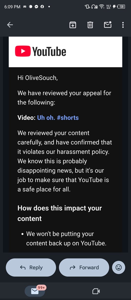 realolivesouch's tweet photo. @TeamYouTube, Just why? Taking it down over slapping a baby for 10 trillion dollars even though it's unrealistic... But no, you did this for real, I'm disappointed. What's the reason why it is taken down? I need answers. https://t.co/o9LQ67YoJY