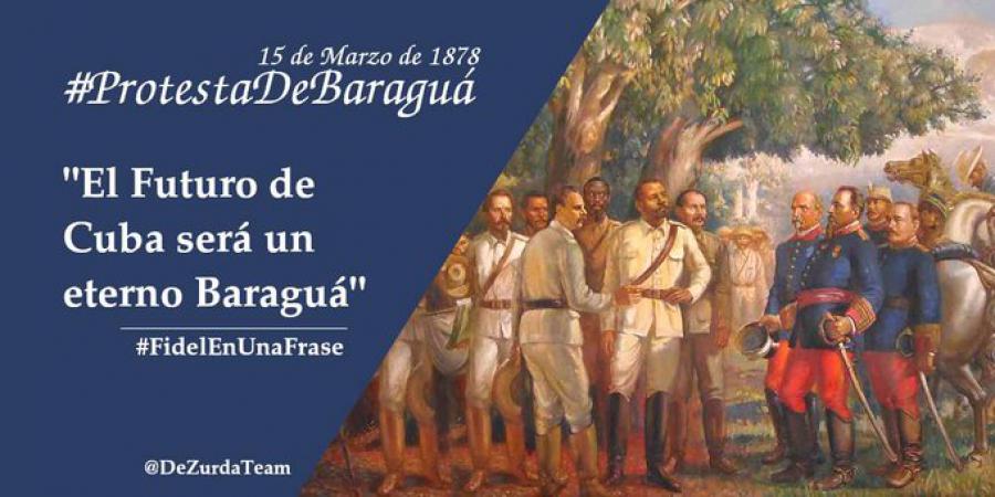 La #ProtestaDeBaraguá fue considerada por #JoséMartí como uno de los hechos más gloriosos de la #HistoriaDeCuba. Maceo y sus hombres demostraron la importancia de la unidad para el fortalecimiento de los ideales revolucionarios.