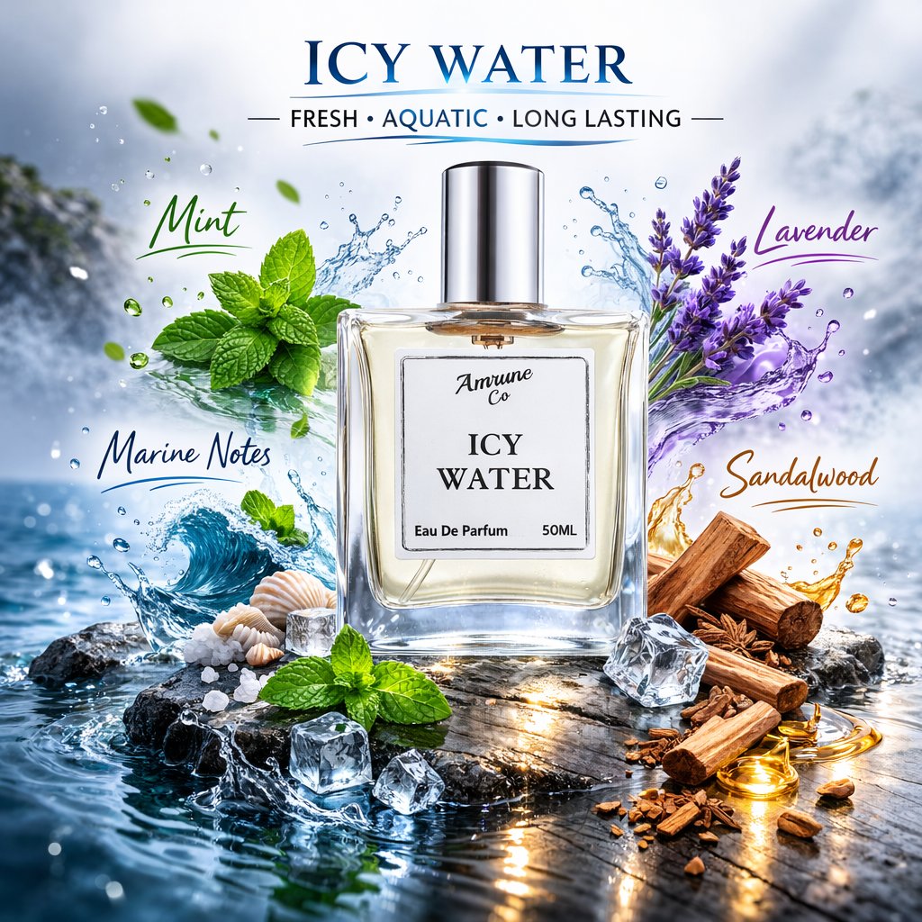 AmruneCo's tweet photo. Feel the rush of fresh ocean energy.

ICY WATER by Amrune Co — a fragrance crafted for men who carry confidence wherever they go.

Stay cool. Stay confident. Stay unforgettable.

#amruneCo #IcyWater #FreshFragrance #MensPerfume #LuxuryFragrance
#AquaticFragrance
#PerfumeForMen https://t.co/XtyUC9w4B5