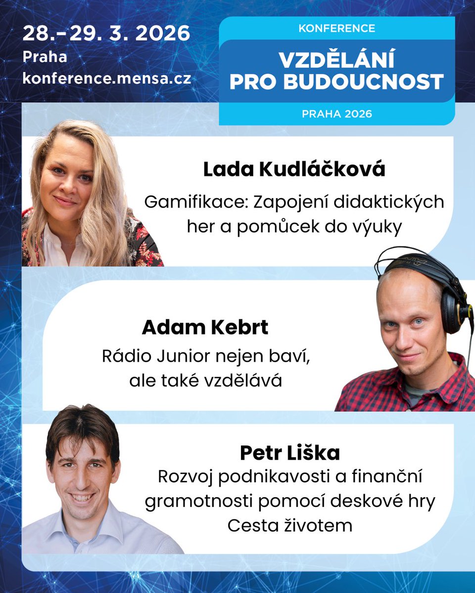 Představujeme další přednášející na konferenci Vzdělání pro budoucnost (28. - 29. 3. 2026, Praha).