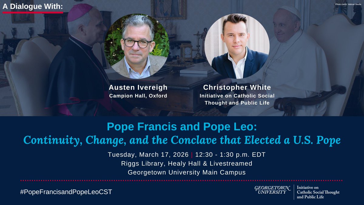 Georgetown Initiative on CST and Public Life tweet media