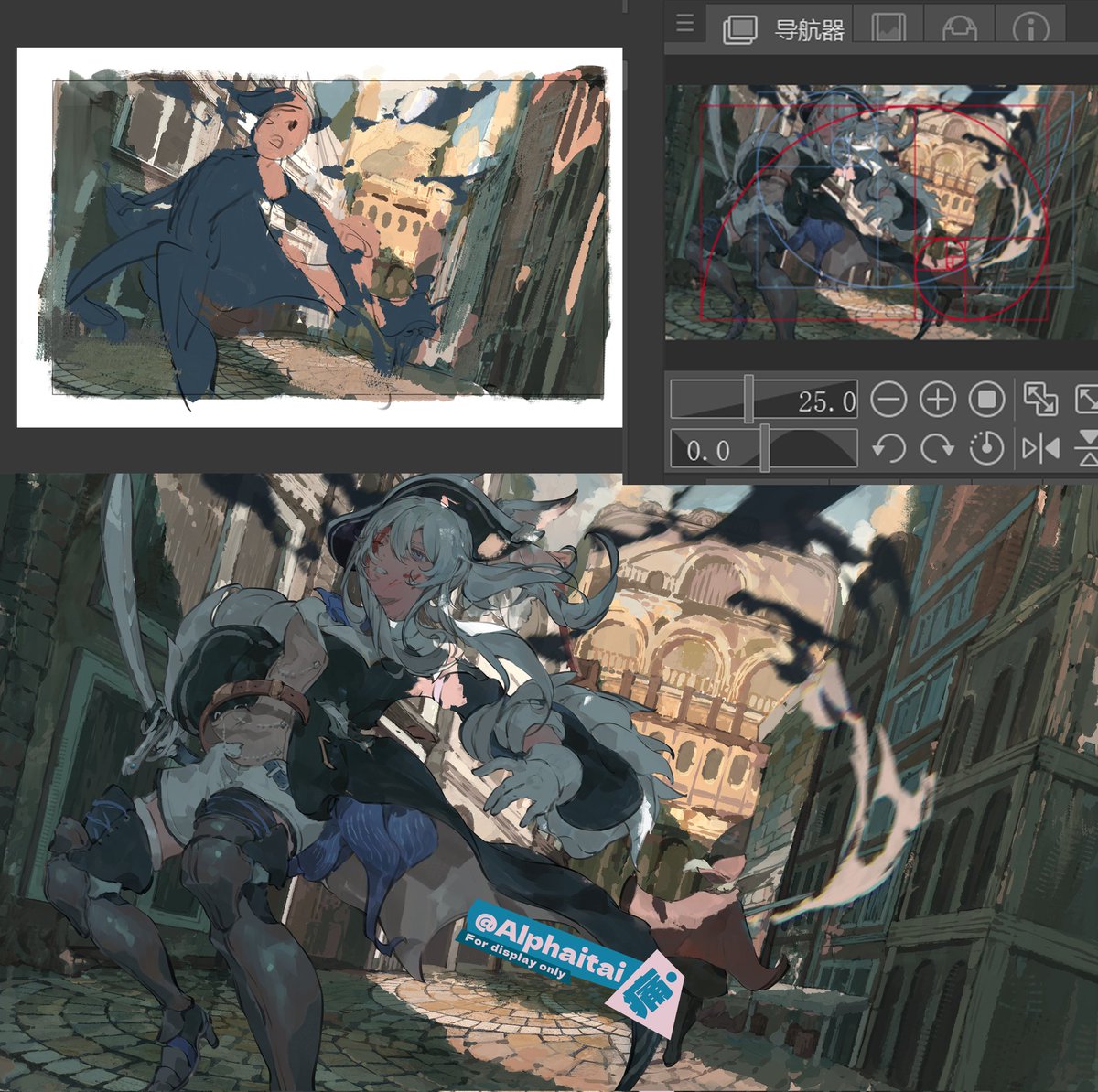 试图把一张图的过程发100遍中…