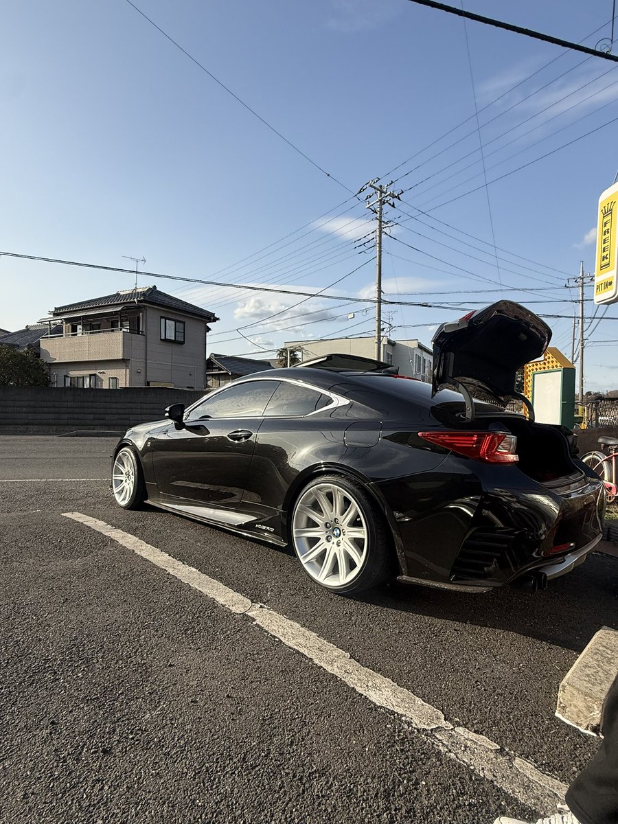 🆕ホイ⭐️
 BMW純正9j10j

イケてるデートカーの完成⭐️
#純正流用
#lexusrc
#bmw