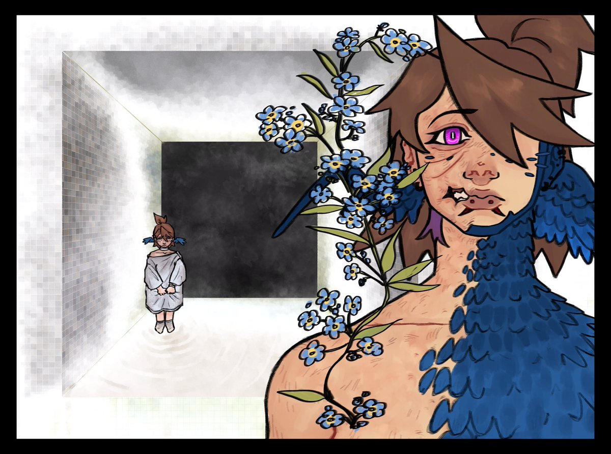 coyoxtli's tweet photo. Haunt the narrative
#projectbluebird #qsmpfanart https://t.co/jGnG3jB5yx
