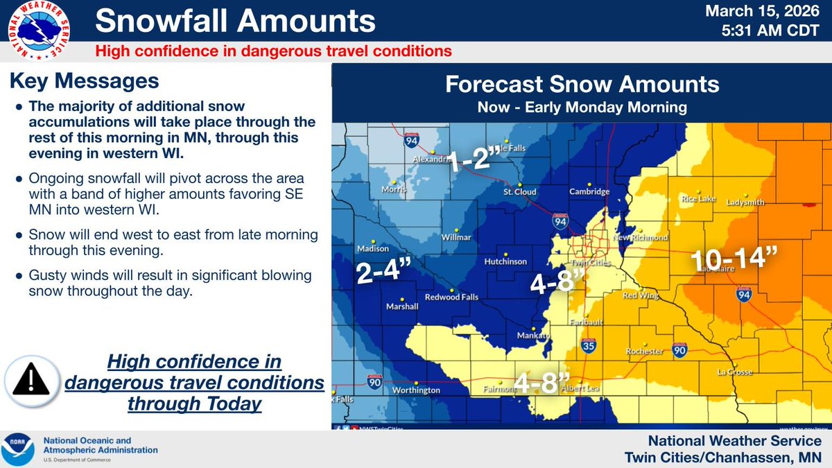 NWS Twin Cities tweet media