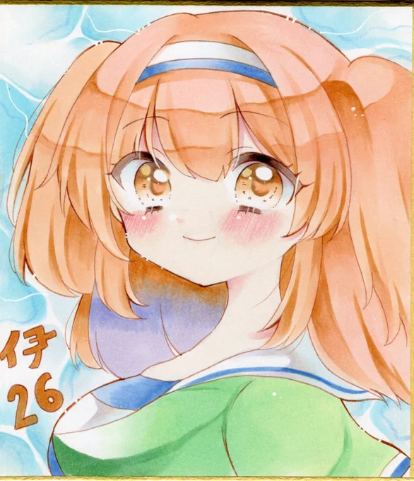 ヤフオクにてイラスト出品してます。残り一時間となりましたがご縁がありましたらよろしくお願いします