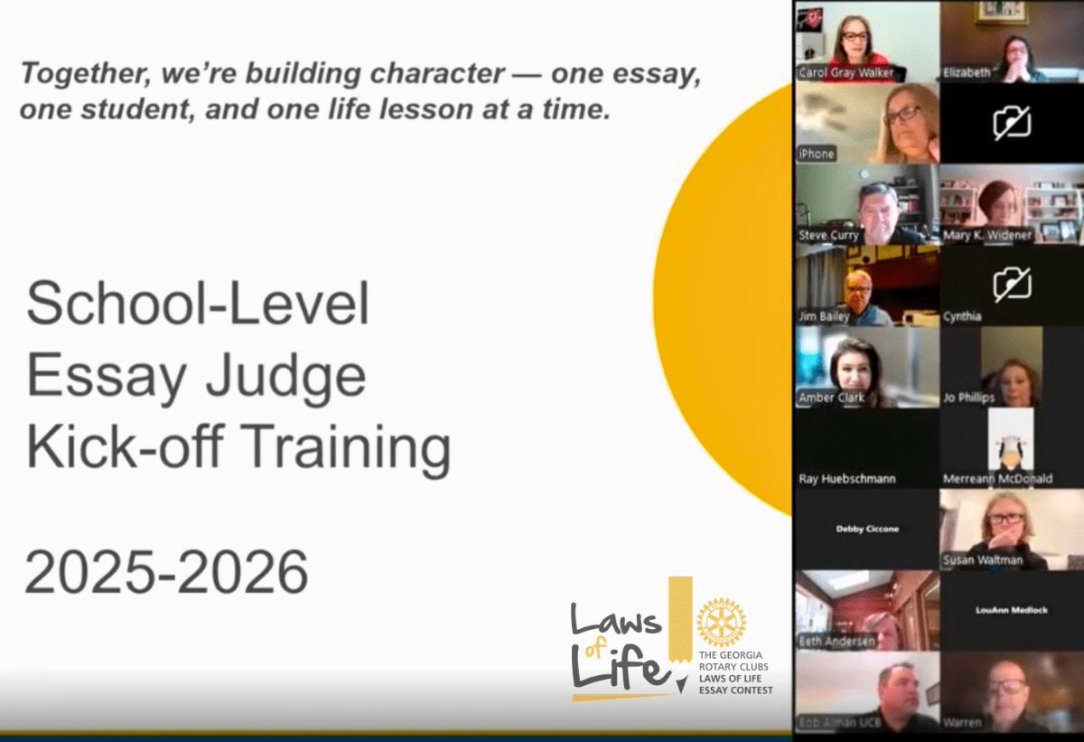 RotaryD6910's tweet photo. Georgia Laws of Life is proud to partner with Kennesaw State University’s College of Computing and Software Engineering through its Capstone Program.  https://t.co/OFJt6UWL1q 

#lawsoflife #RD6910 https://t.co/DgwwAQTzhH