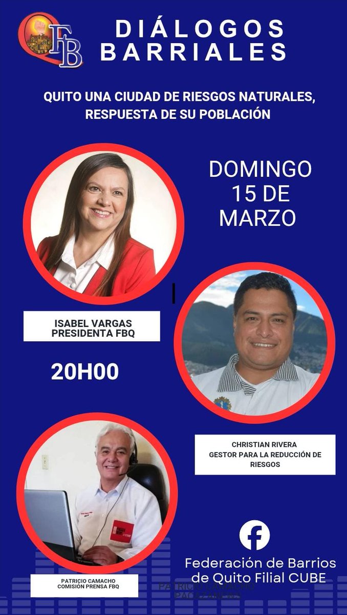 FEDERACIÓN DE BARRIOS QUITO 2025 tweet media