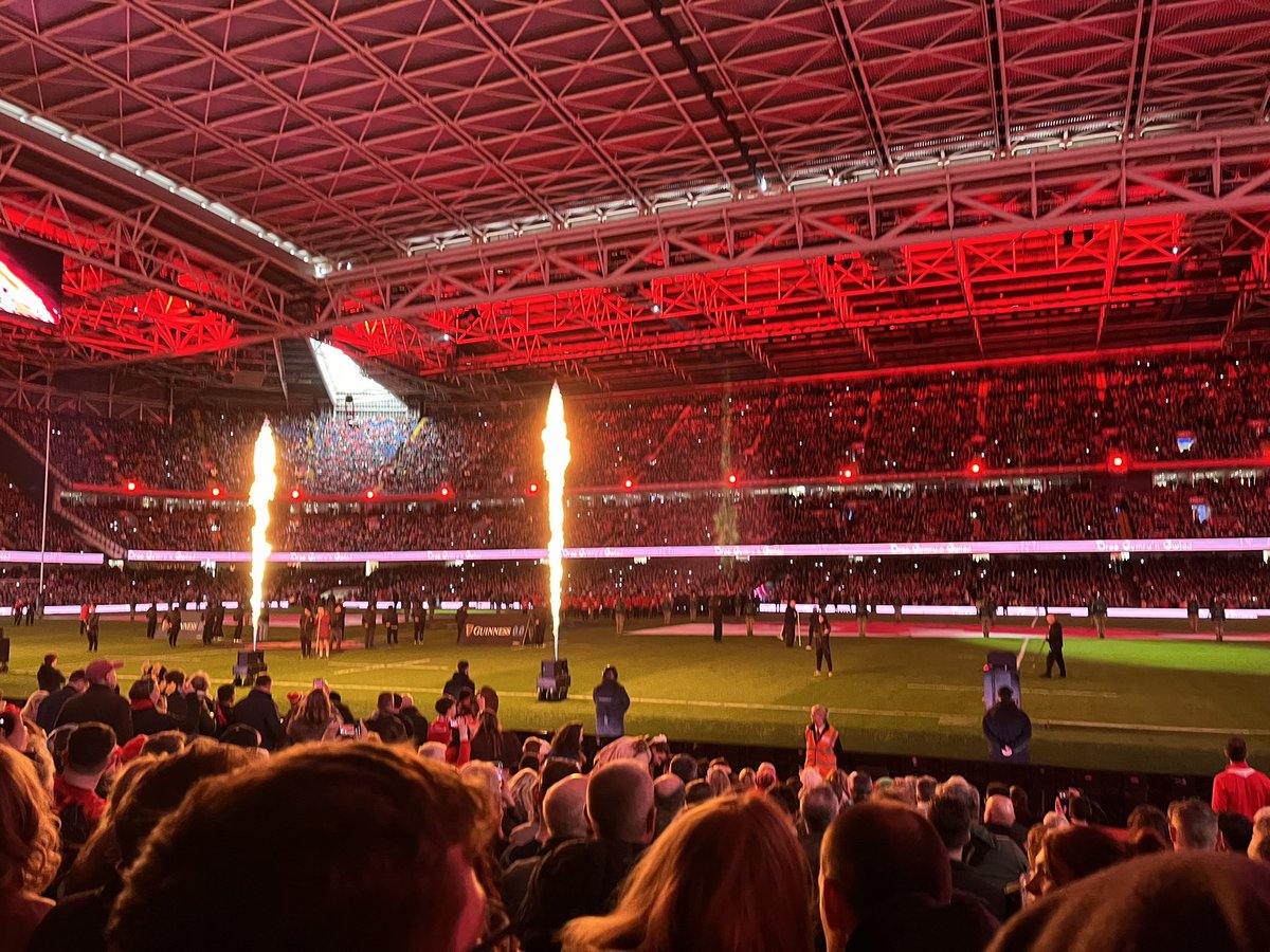 j1corange's tweet photo. What an experience! Grateful to @CapgeminiUK for inviting me to witness the Wales vs Italy match at the Principality Stadium from close to the pitch. Great effort from Wales to finally get a win despite Italy never giving up!
#GuinnessM6N https://t.co/NSwt2v2E2R