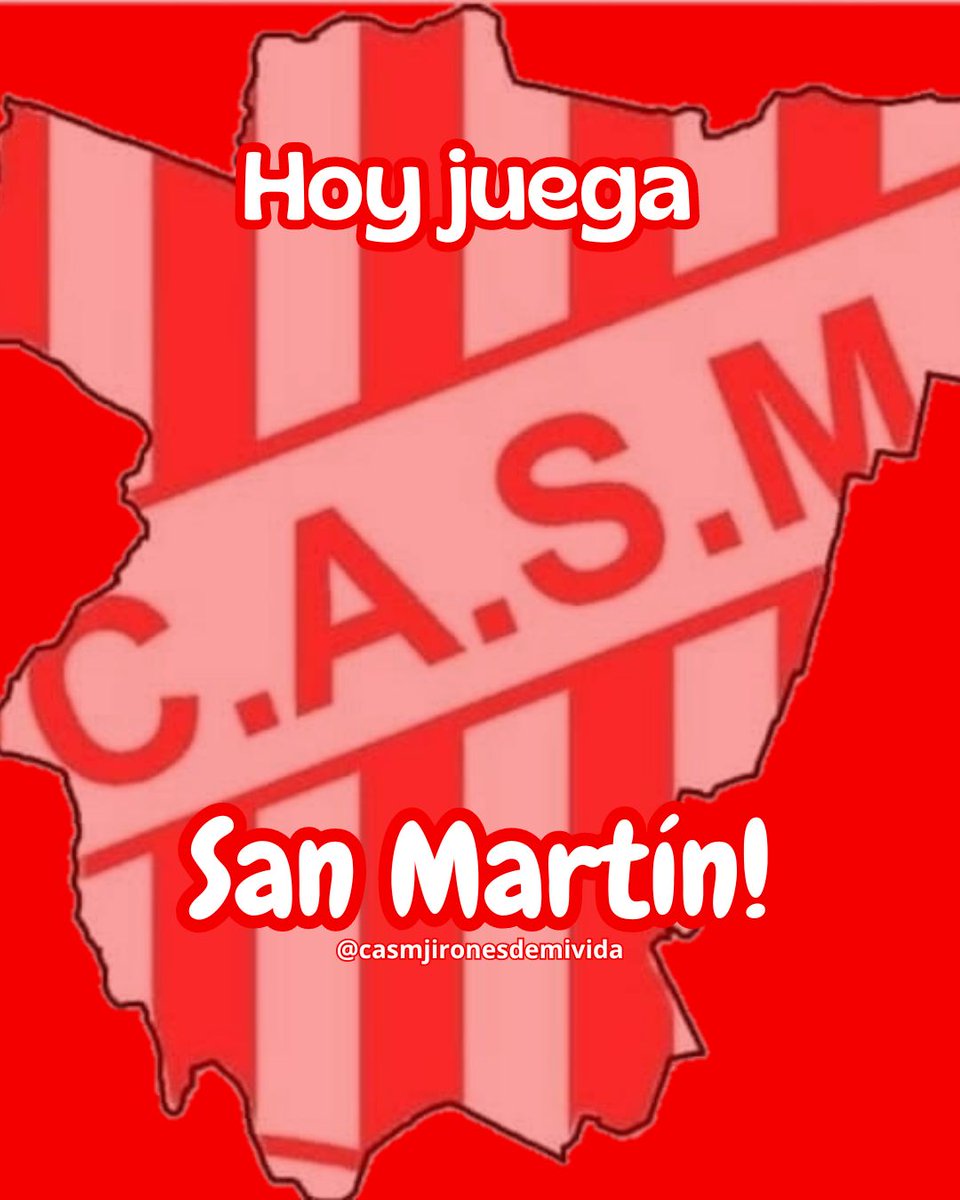 Hoy juega San Martín! 

🔴⚪️ #PrimeraNacional

🆚 Nueva Chicago
📌 Fecha 5
📆 15 de marzo
⏰ 18 Hs.
🏟  La Ciudadela
📺 LPF Play
👨‍⚖️ Lucas Cavallero

⚽️ #VamosCiudadela
#sanmartíntuc
#SanMartíndeTuc
#sanmartindetucuman
