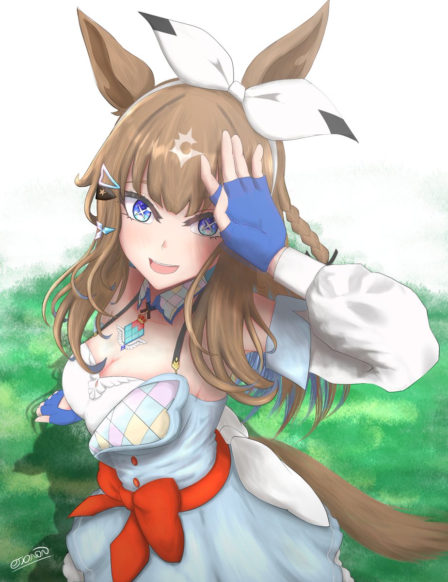 Orionnonart's tweet photo. Almond Eye
#ウマ娘 #umamusume #umamusumefanart https://t.co/8u1iTW7n99