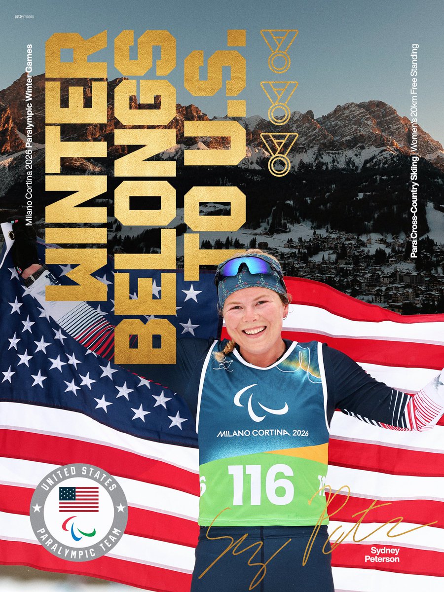 A GOLDEN FINISH. 🥇

Sydney Peterson brings home her third gold to close out the Milano Cortina #WinterParalympics.