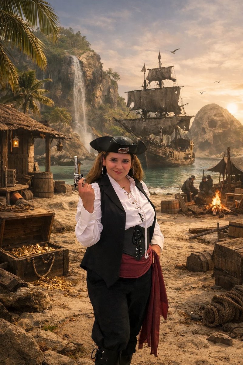 Jose91109's tweet photo. Partidazo del Baby @FundlaCaixa @CDJPuertaOscura ❤️🖤

La capitana Isa Swan 🏴‍☠️ tomó el timón para surcar los mares, junto a su grumete de confianza MiniMum 🦜y Flower Town temblando… ¡porque la #MareaRoja venía a por el tesoro! 🏀💎

#MareaRoja
#CasiCapitanaSwan
#MiniMumPirata https://t.co/7UI7gw5Tx7