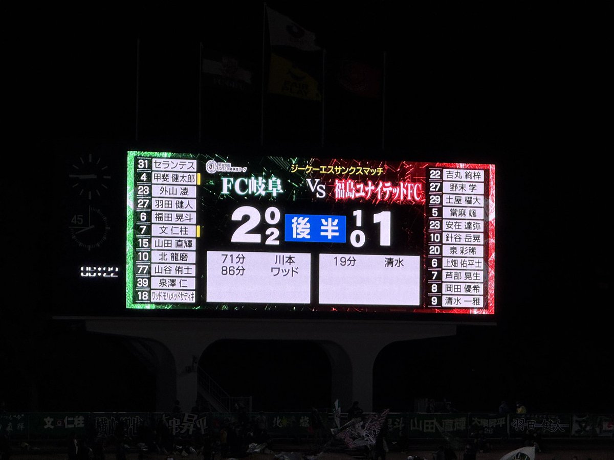 FM GIFU「FC岐阜 TALKスタジアム」 tweet media