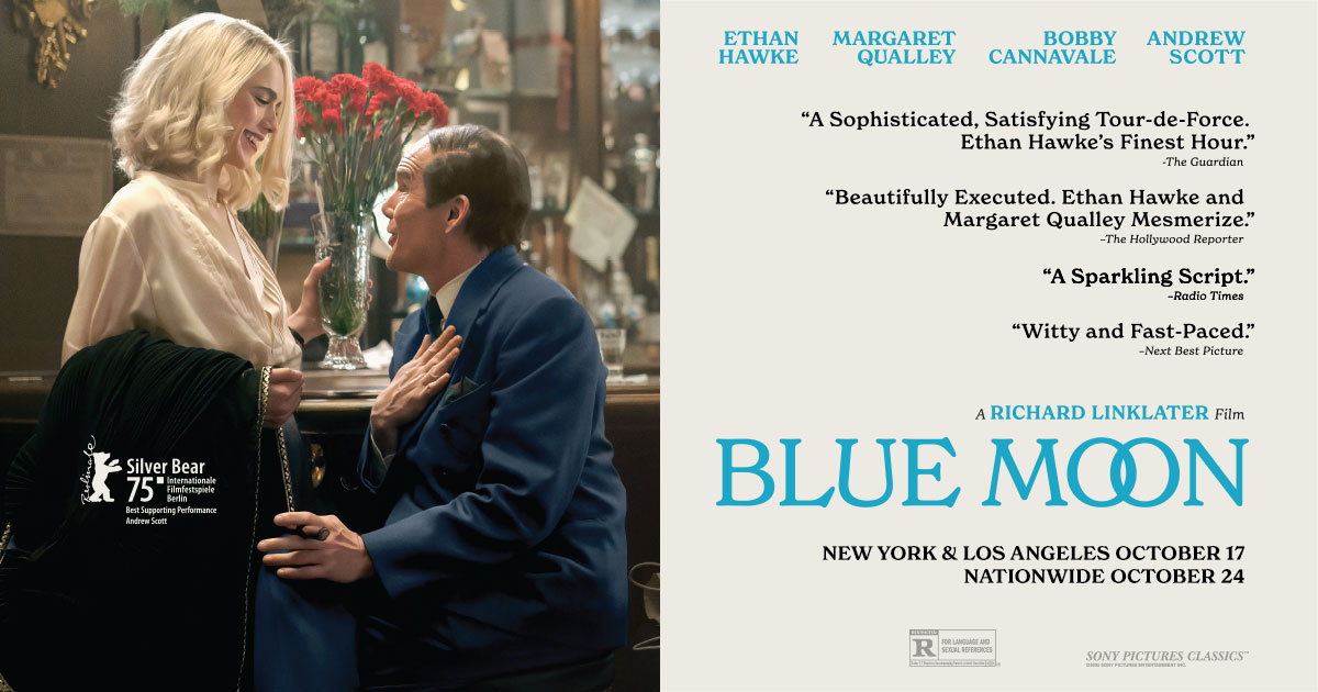 ElPare89's tweet image. La encantadora sonrisa de un pletórico Ethan Hawke permite a Richard Linklater dibujar la tristeza y la soledad con un gusto encomiable, consiguiendo que #BlueMoon sea elegante incluso cuando el dolor se manifiesta con más fuerza. Así es como el séptimo arte deja huella.

⭐⭐⭐½