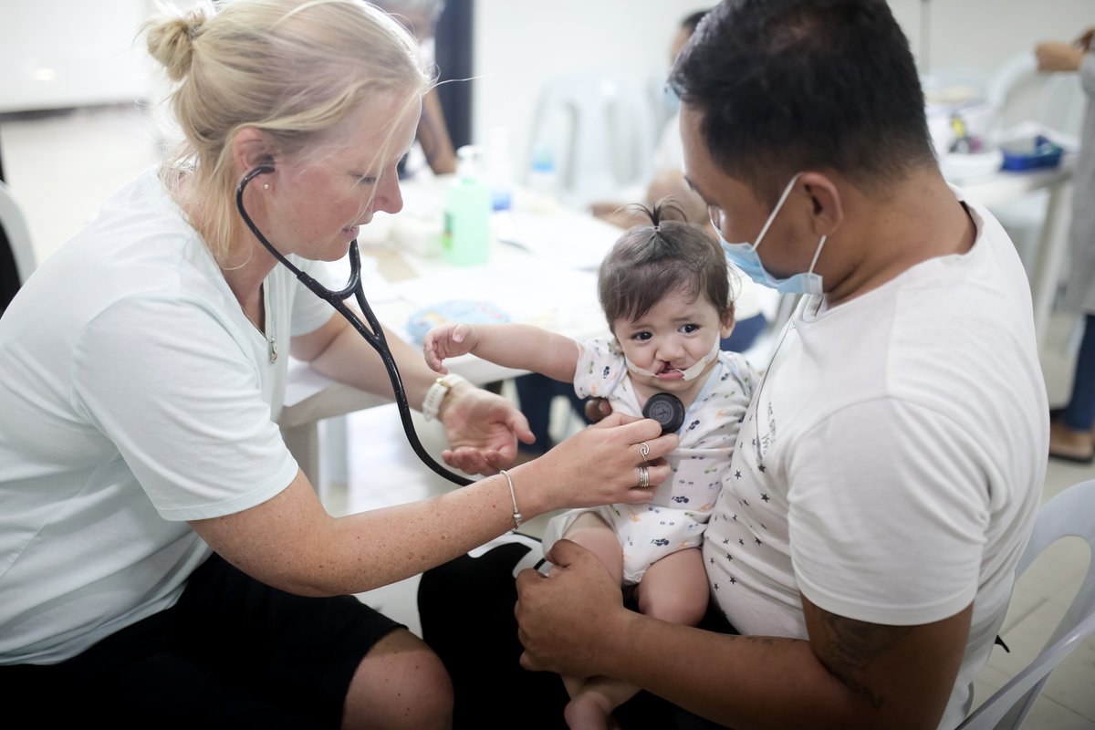 Before surgery comes careful screening.

Each child is assessed to ensure they are healthy and ready for safe cleft surgery.
