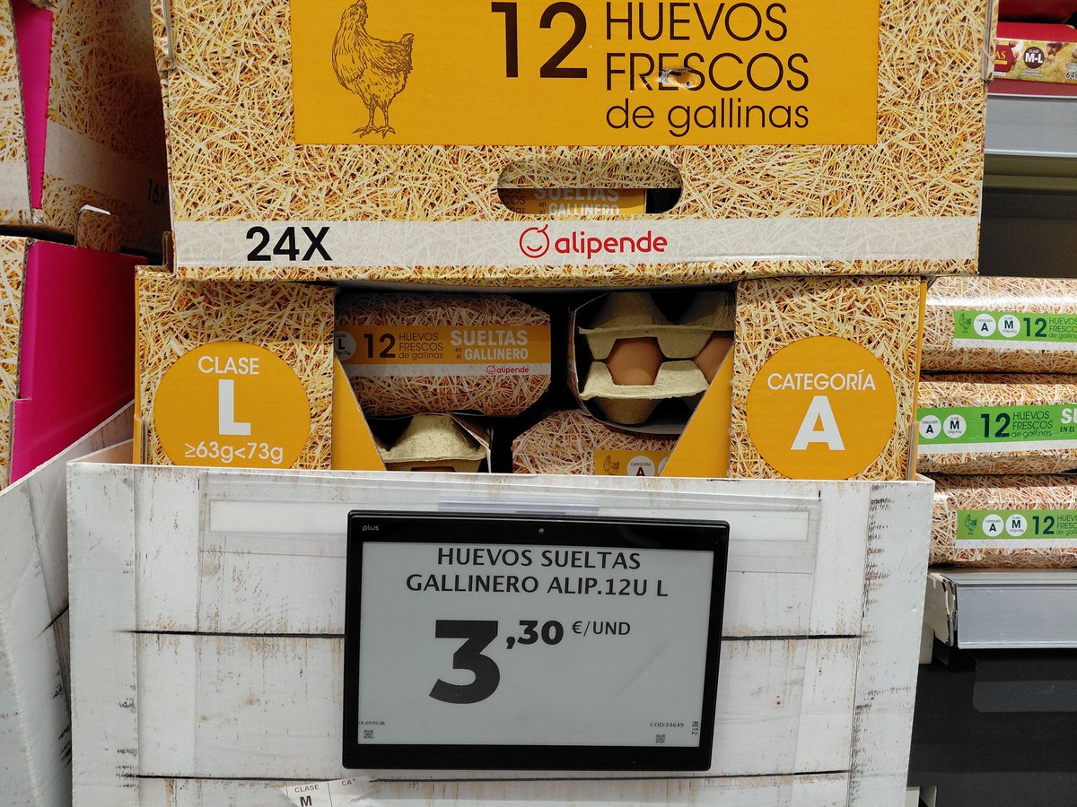 PRECIO DOCENA DE HUEVOS 🥚🐣

Si creyeron haberlo visto todo, aún les queda por ver. El doble que hace 3 años:

➡️2023: 1,75€/docena huevos L
➡️2026: 3,30€/docena huevos L

🇪🇺🇪🇸 hacia la inflación kirchnerista