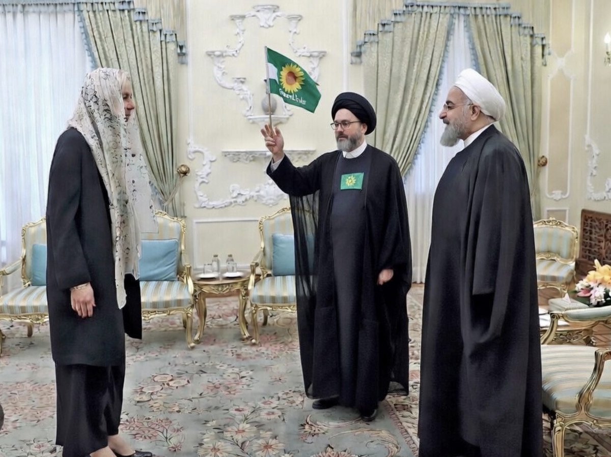 De ayatollahs in Teheran hebben Jesse Klaver en Sigrid Kaag afgevaardigd naar het @Buitenhof  Propaganda met Nederlandse ondertiteling.