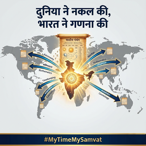 हिंदू नववर्ष प्रकृति और खगोलीय गणना के अद्भुत संतुलन का उत्सव है।
#MyTimeMySamvat #HinduNewYear #vikramsamvat2083 #VikramSamvat #Navonmesh #NavonmeshJaipur #IndianCalendar #SanatanKnowledge #VedicScience #IndianKnowledgeSystem #SanatanDharma #IndicWisdom #HinduCivilization