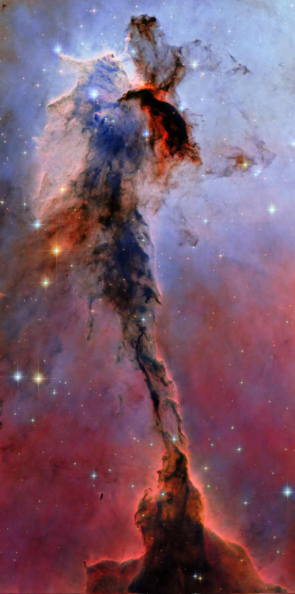 astrooalert's tweet photo. 9.5-Light-Year Tower in the Eagle Nebula https://t.co/TgCfhs9sLq