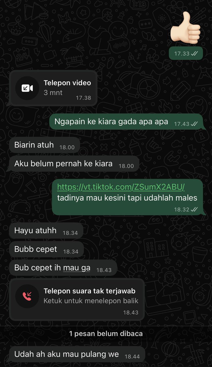 Kalo udah males tuhh mau di bujuk gimanapun tetep males