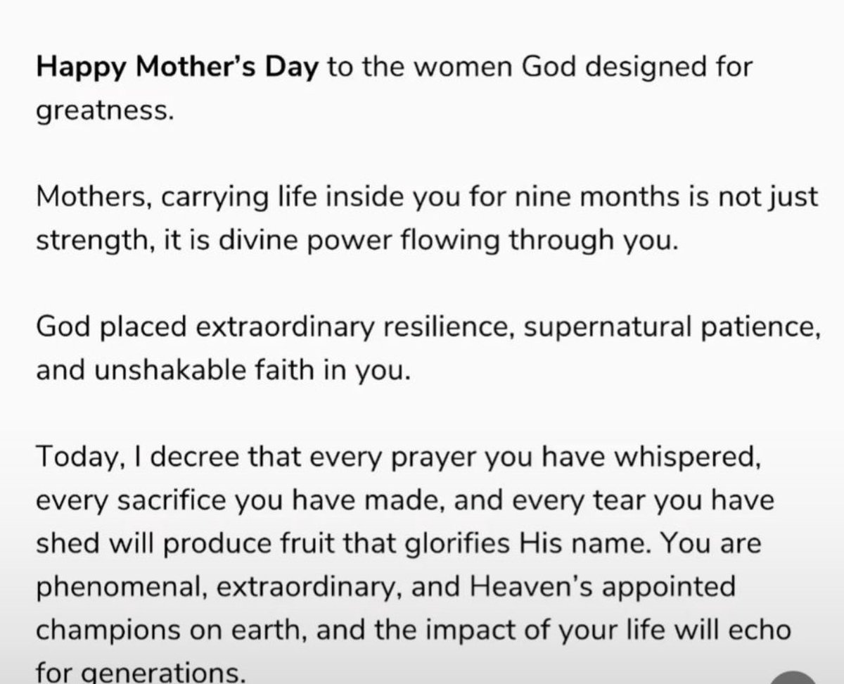 Happy Mother's Day to all wonderful women who are great mothers 🫶🤍