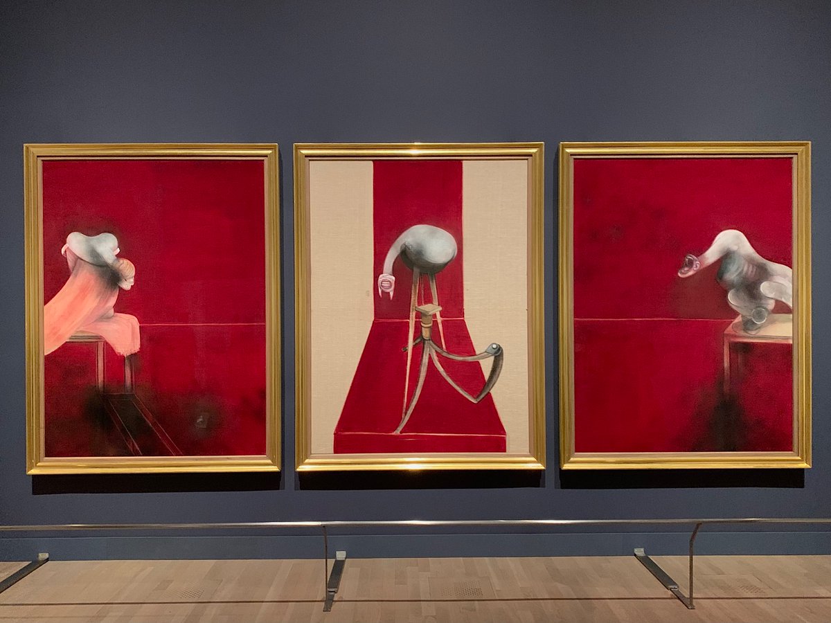 新美のテート美術館展にてフランシス・ベーコンのトリプティク