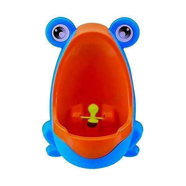 Make potty time fun 🐸💙 The Blue/Orange Easy-Peesy Toddler Froggy Urinal for Boys is playful, child-friendly &amp; ideal for toilet training little ones. A cute and helpful tool in every toddler bathroom. 👉 zurl.co/YeijO
 #PottyTraining #4aKid