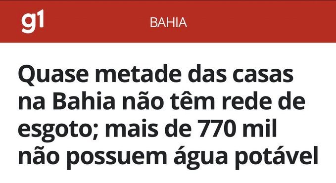 35 anos de social democracia e quase duas décadas de Lula e PT e a Bahia tá como?