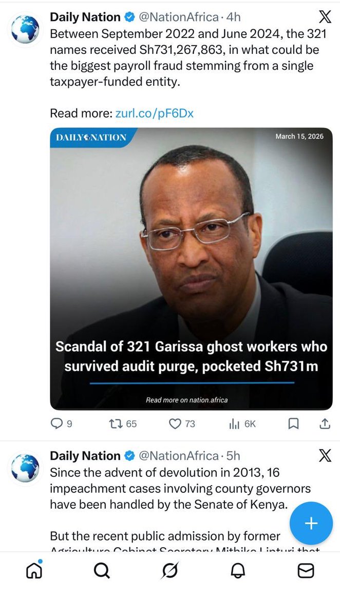 EACC should take immediate action regarding the alleged corruption involving the Governor of GSA County. There are serious concerns that public resources are being treated as family property.<a href="/EACCKenya/">EACC</a> <a href="/ODPP_KE/">Office of The Director Of Public Prosecutions</a> <a href="/Senate_KE/">Senate of Kenya</a> <a href="/citizentvkenya/">Citizen TV Kenya</a> @