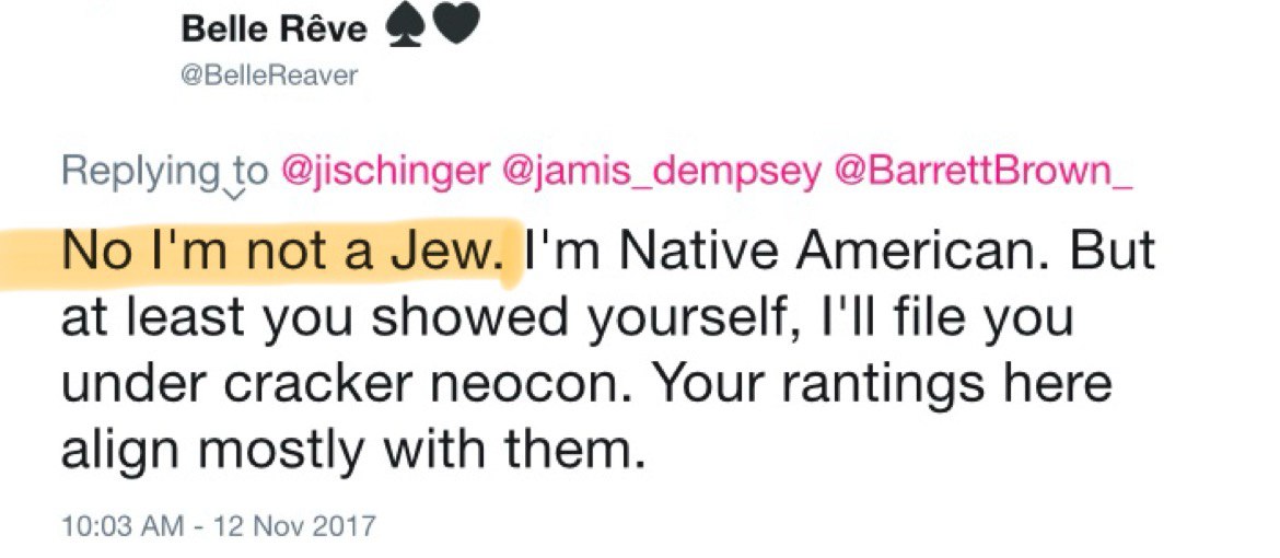 SmittyWrite's tweet photo. @OpWolverines @FBIDirectorKash Why is Belle spreading rank disinformation about #DeplatformHate, which DEPLATFORMED Candace Owens cult of antisemites? https://t.co/6U8QfhWJqA